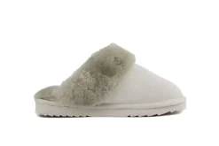 Pantoffels^Warmbat Pantoffels Flurry Cement Suede