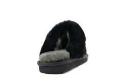 Pantoffels^Warmbat Pantoffels Flurry Kids  Black Suede
