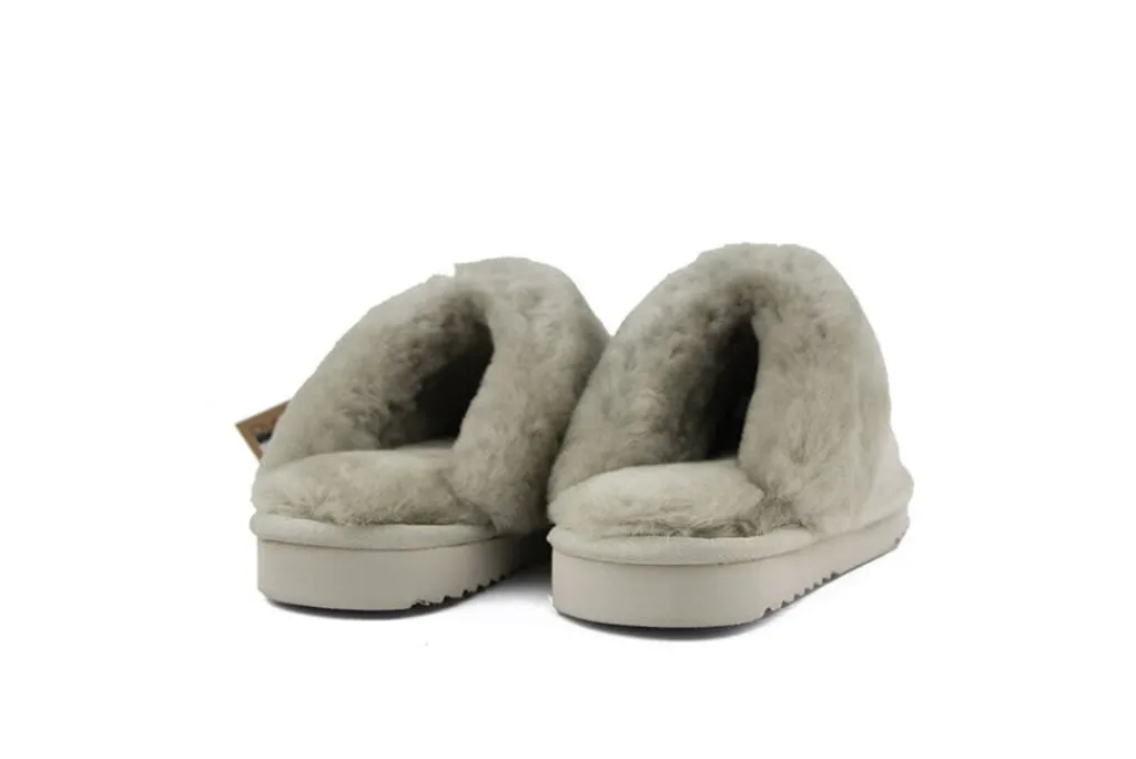 Pantoffels^Warmbat Pantoffels Flurry Cement Suede
