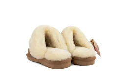 Pantoffels^Warmbat Pantoffels Flurry Kids Cognac Suede