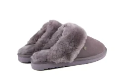 Pantoffels^Warmbat Pantoffels Flurry Plum Suede