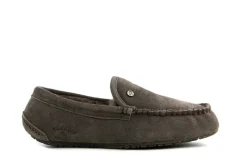 Pantoffels^Warmbat Pantoffels Grijs Earlwood Pebble Suede