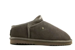 Pantoffels^Warmbat Pantoffels Grijs Conner Pebble Suede