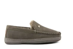 Pantoffels^Warmbat Pantoffels Grizzly Grijs Suede