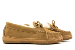 Pantoffels^Warmbat Pantoffels Koala Cognac Suede