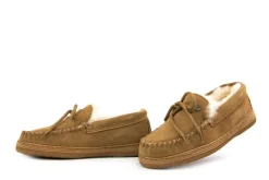 Pantoffels^Warmbat Pantoffels Koala Cognac Suede