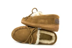 Pantoffels^Warmbat Pantoffels Koala Cognac Suede