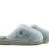 Pantoffels^Warmbat Pantoffels Mungo Fur Ice Blue
