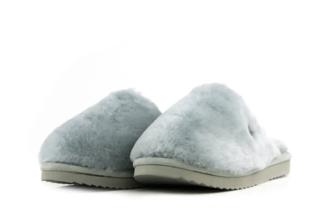 Pantoffels^Warmbat Pantoffels Mungo Fur Ice Blue