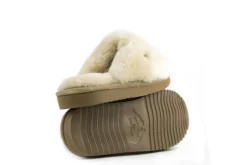 Pantoffels^Warmbat Pantoffels Mungo Fur Stone