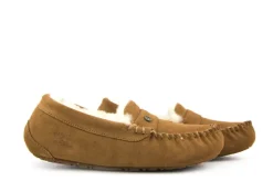 Pantoffels^Warmbat Pantoffels Nowra Cognac Suede