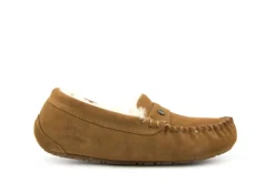 Pantoffels^Warmbat Pantoffels Nowra Cognac Suede