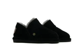 Pantoffels | Pantoffels^Warmbat Pantoffels Willow Kids Zwart Suede
