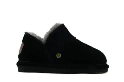Pantoffels | Pantoffels^Warmbat Pantoffels Willow Kids Zwart Suede