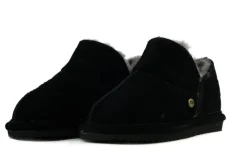 Pantoffels | Pantoffels^Warmbat Pantoffels Willow Kids Zwart Suede