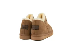 Pantoffels^Warmbat Pantoffels Willow Cognac Suede