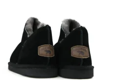 Pantoffels^Warmbat Pantoffels Willow Zwart Suede