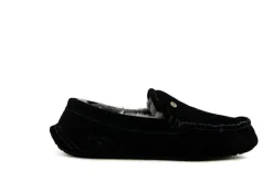 Pantoffels^Warmbat Pantoffels Zwart Earlwood Suede