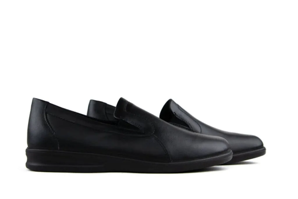 Pantoffels^Westland Instappers Zwart Belford