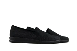 Pantoffels^Westland Instappers Zwart Belfort