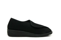 Pantoffels^Westland Klittenband Pantoffel Nice Zwart