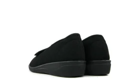 Pantoffels^Westland Klittenband Pantoffel Nice Zwart
