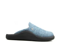 Pantoffels^Westland Muil Monaco Malivelour Blau