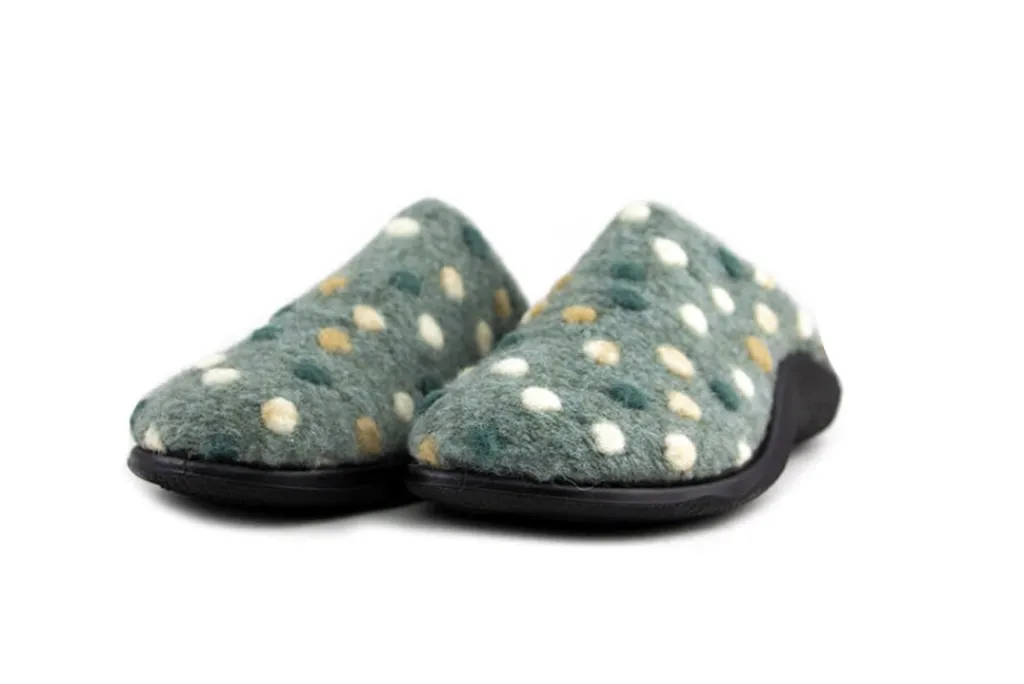 Pantoffels^Westland Muilen Groen Roubaix Multi