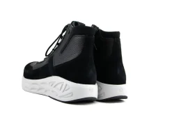 Sneakers^Wolky Hoge Sneaker Leap Leather Black