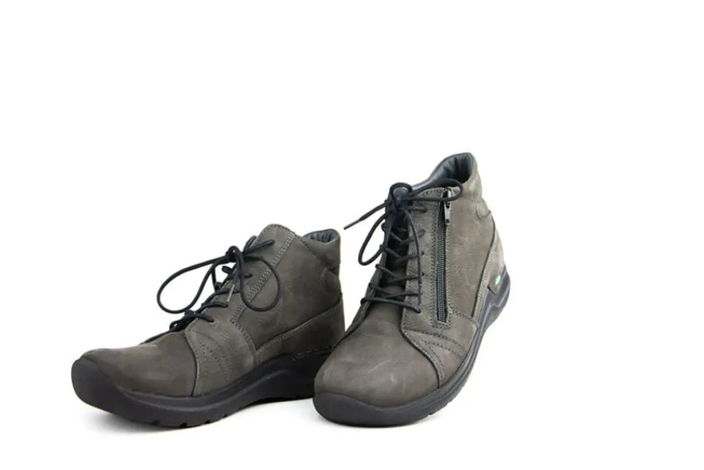 Veterschoenen^Wolky Hoge Veter Why Antique Carbon