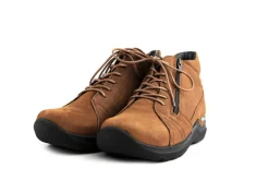 Veterschoenen^Wolky Hoge Veter Why Cognac