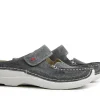 Slippers | Sandalen En Slippers^Wolky Roll Slipper Jeans Suede Grey Summer