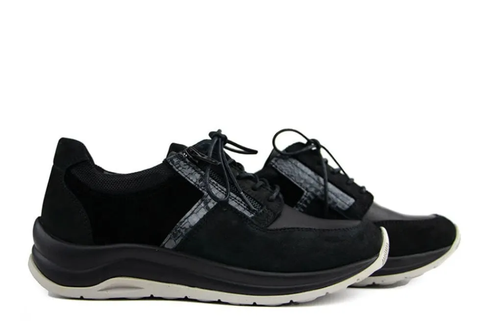 Sneakers^Wolky Sneaker Comrie Black Combi