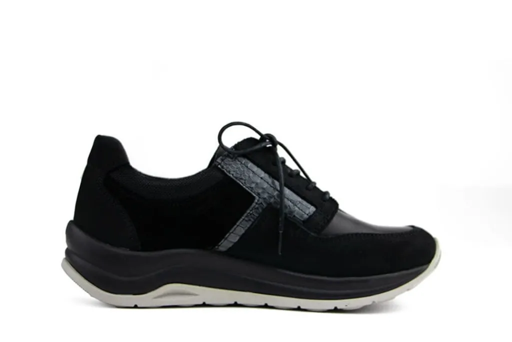 Sneakers^Wolky Sneaker Comrie Black Combi