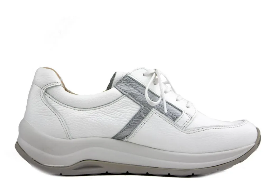 Sneakers^Wolky Sneaker Comrie Torello White Silvee