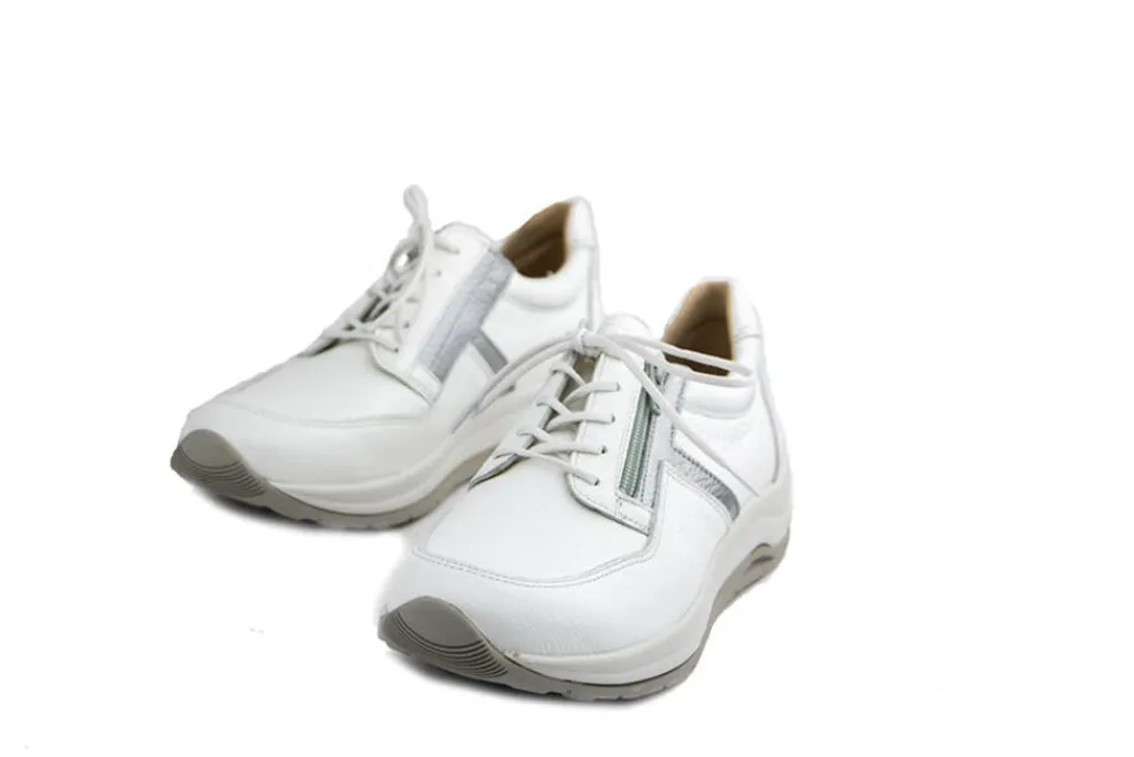 Sneakers^Wolky Sneaker Comrie Torello White Silvee