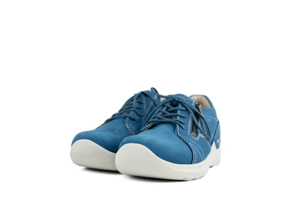 Veterschoenen^Wolky Veter Feltwell Antique Nubuck Doadger Blue
