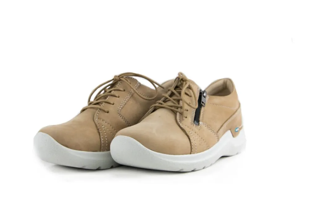 Veterschoenen^Wolky Veter Feltwell Beige Antique Nubuck