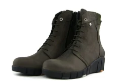 Veterboots En Bikerboots^Wolky Veterboot Portland Quebec Nubuck Cactus