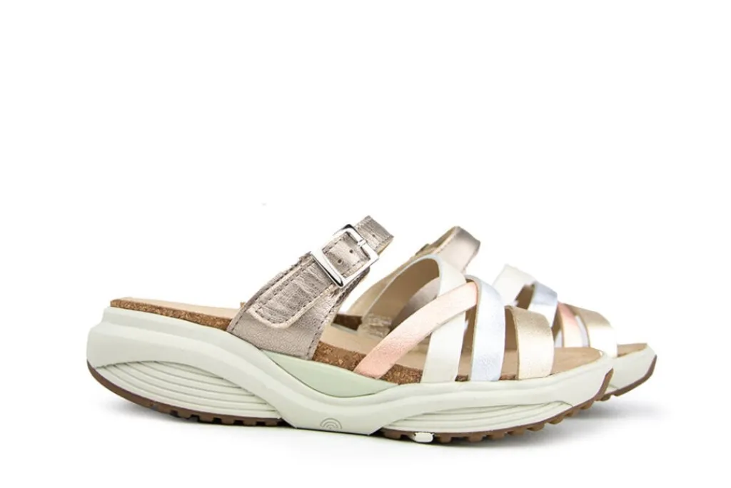 Sandalen En Slippers | Wijdte H^Xsensible Slipper Rinia Metallic Combi