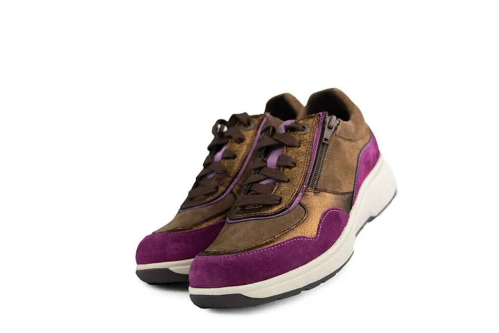 Sneakers | Wijdte H^Xsensible Sneakers Stretchwalker Lima Brown Combi