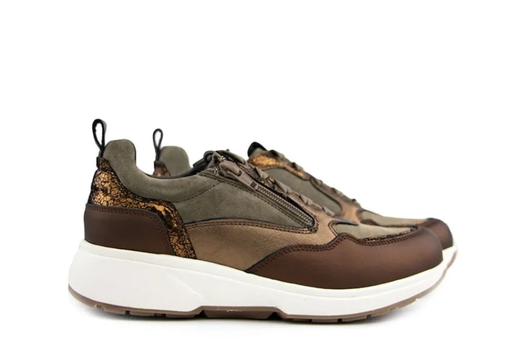 Sneakers | Wijdte H^Xsensible Stretchwalker Grenoble Bronze HX