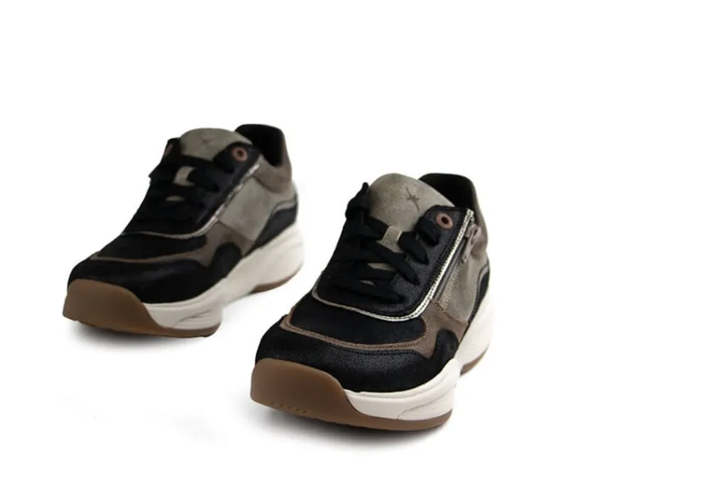 Sneakers | Wijdte H^Xsensible Stretchwalker SWX11 Black Combi HX
