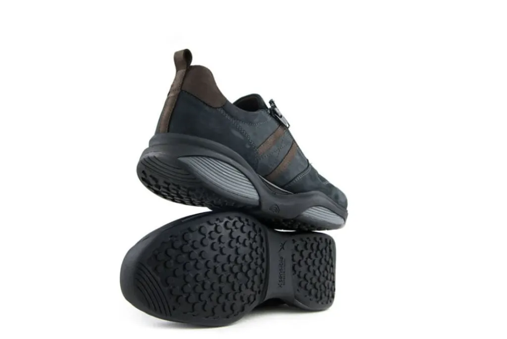 Sneakers^Xsensible Stretchwalker Sneaker SWX3 Navy Brown