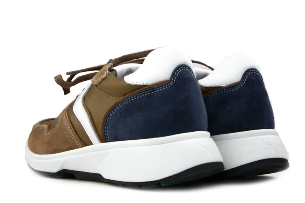 Sneakers^Xsensible Stretchwalker Sneakers Berlin Cognac Jeans